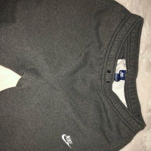 dark grey NIKE sweatpants